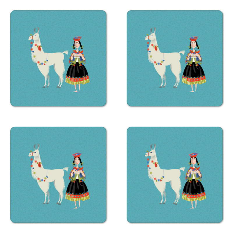 Sous-verre llama
