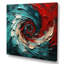 «Red Blue Majestic Motion Spiral II - Abstract Spirals», art mural-95909632-95909637