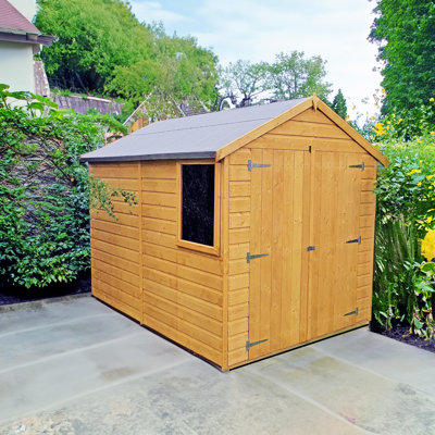 Pelugo 6 Ft. W x 8 Ft. D Shiplap Apex Shed