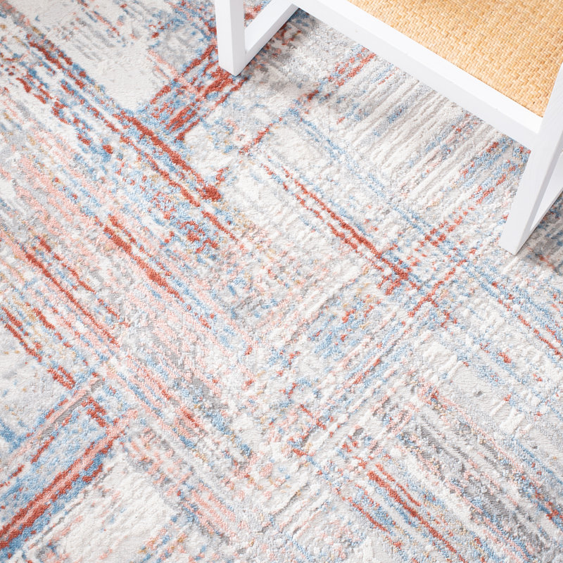 Shivan 100 Performance Geometric Rug, Runner 2'2" x 8'