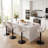 Modern Height Adjustable Swivel Bar Stools Upholstered Leather Barstool Kitchen Island Chairs with Metal Frame-1879254790