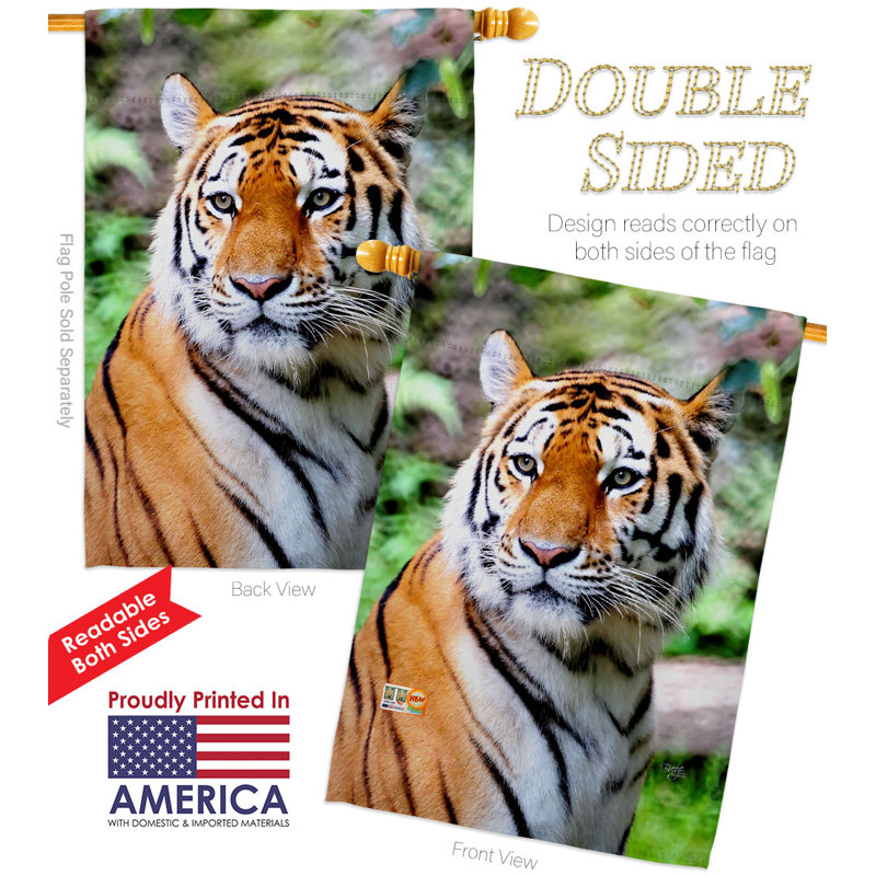 Double Sided 40'' H x 28'' W Polyester Animal House Flag