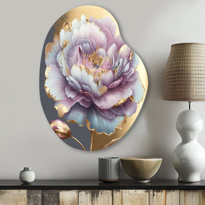 Hambleton - Flowers Pear Shape Assymterical Metal Wall Art