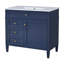 Single Bathroom Vanity with Top Sink-1114469430-1114469385
