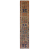 Vintage Turkish Village Rugs One-of-a-Kind Runner 2'10" X 13'9" Area Rug