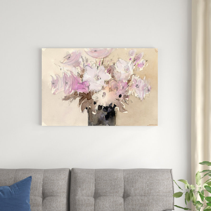 Arrangement mauve II, H 24 po x l 36 po