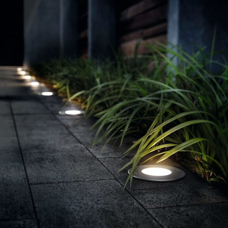 Philips myGarden LED Recessed Spot Light Moss 3W Silver