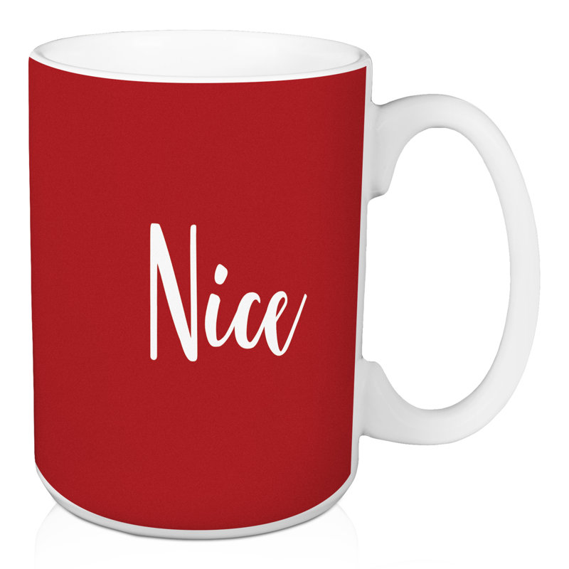 Grande tasse à café Hales, Rouge
