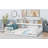 Floor Bed With Side Bookcase