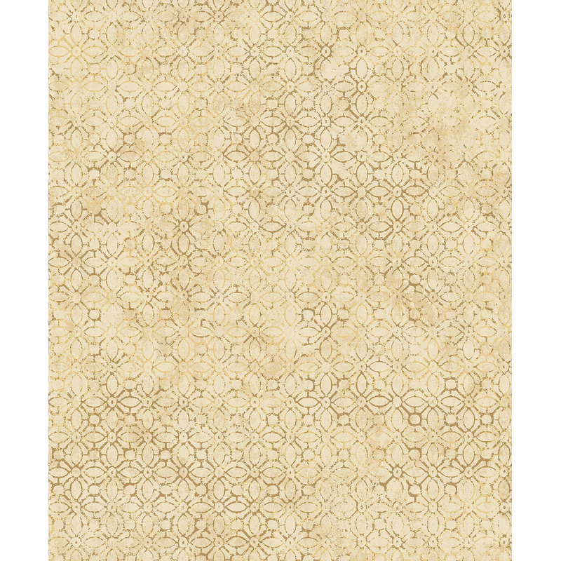 Rouleau de papier peint L 33 pi x l 21 po Marvena, Jaune