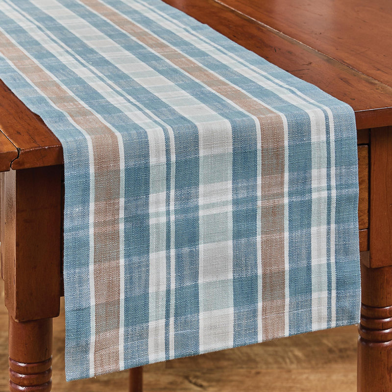Chemin de table Culpepper, L 54 po x l 13 po, Bleu