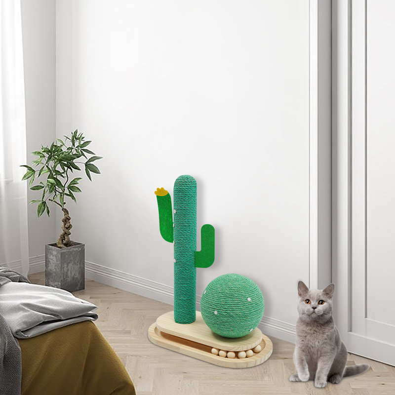 17.32in Cat Tree Kitten Scratching Rack