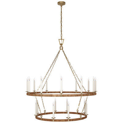 Darlana 20 - Light Wagon Wheel Chandelier