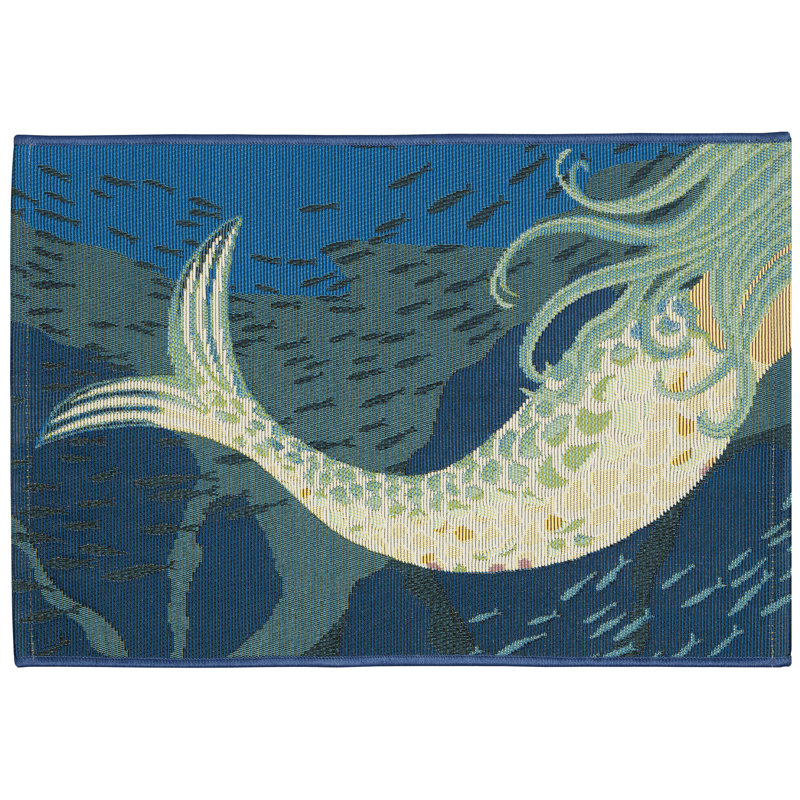 Tapis de cuisine Thomasina, Rectangle 2 pi x 2 pi 10 po