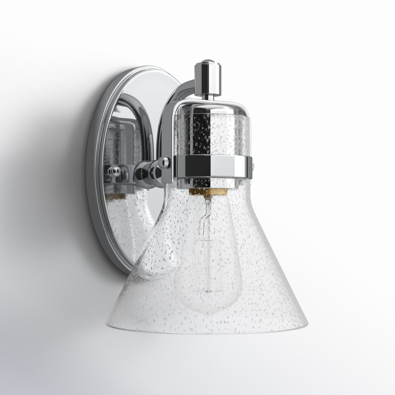 Amarvir Steel Armed Sconce, 120 V