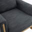 Fauteuil rembourré en tissu Harmonia-1224049537