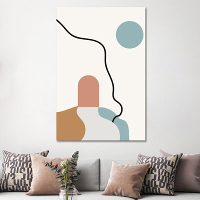 "Boho Terracota Road" par Mambo art studio-impression