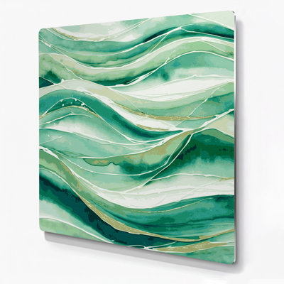 Nautical Seafoam greens Green Metal Wall Art