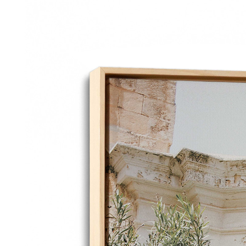 Impression sur toile Secret Garden Gate, H 12,75 po x l 8,75 po x P 1,75 po, Cadre américain en érable flottant