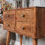 Norlanwell 80cm Solid Wood Console Table
