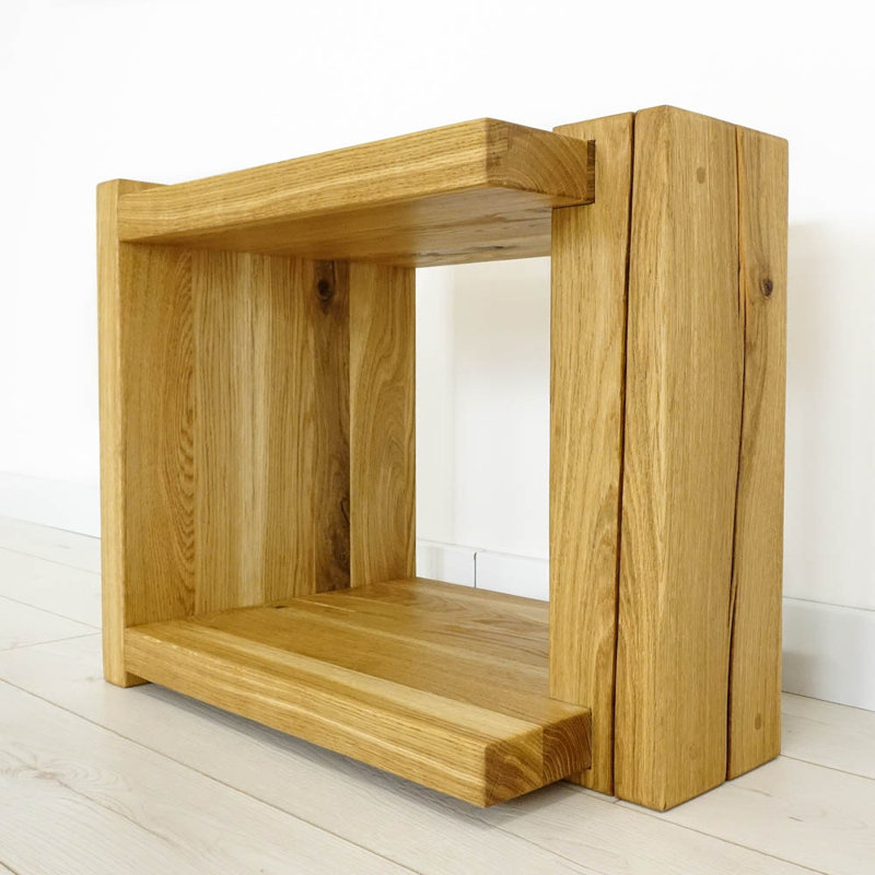 Jullian 55cm W Solid Wood Bedside Table