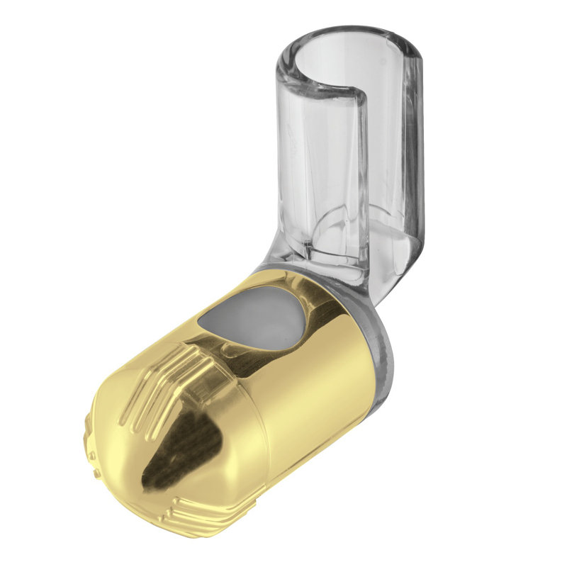Wallbar Slider, Polished Brass