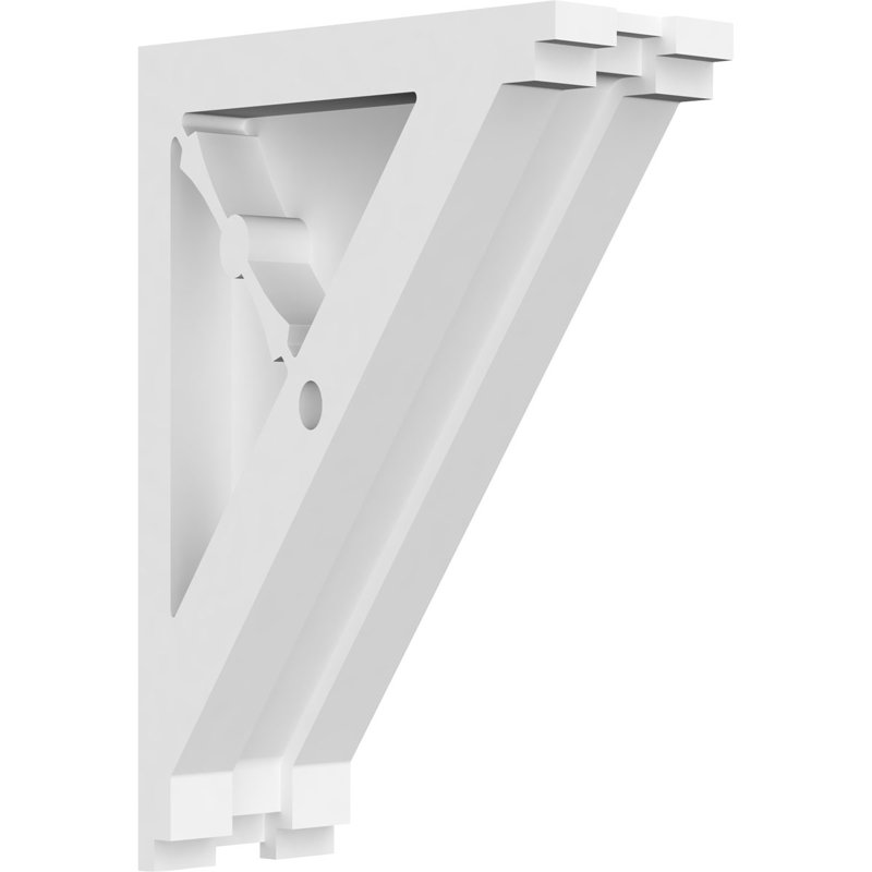 Corbeau en PVC de qualité architecturale Artisan, H 6 po x l 4 po x P 1,875 po