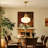 Ashly 1 - Light Dimmable Glass Kitchen Island Pendant Light
