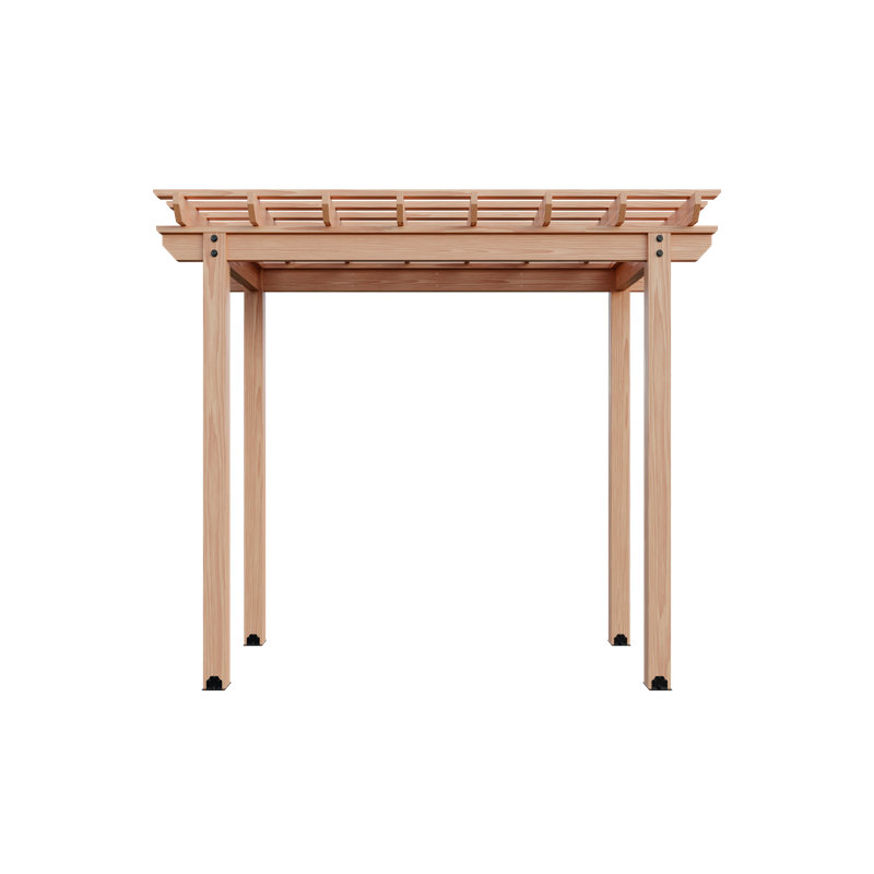 6 pi L 10 pi. Pergola en bois massif