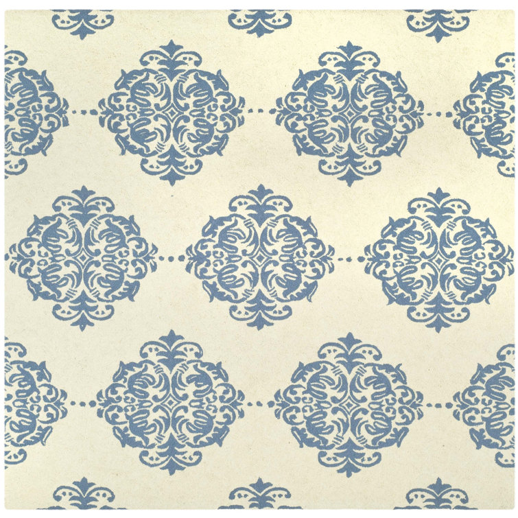 Daijah Hand Hooked Wool Pile Geometric Rug