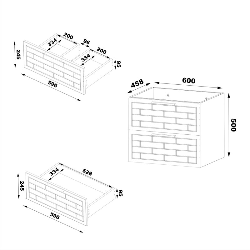 Argusta Wall Mounted Required Under Sink Cabinet