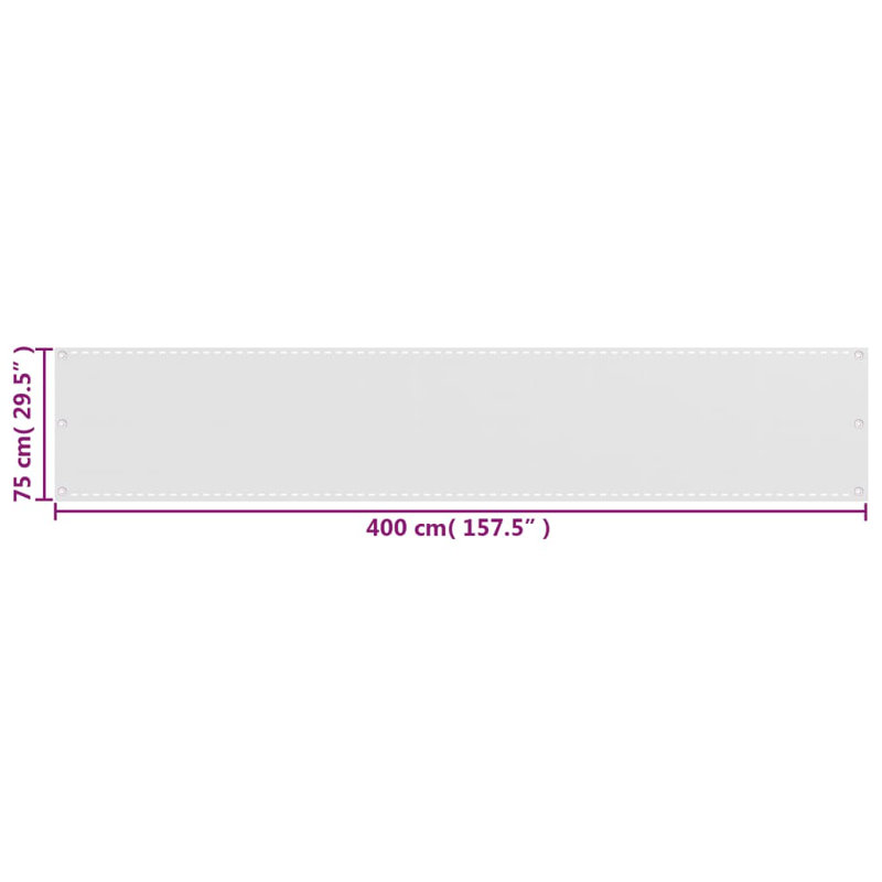 Privacy Fence 4m x 0.7m