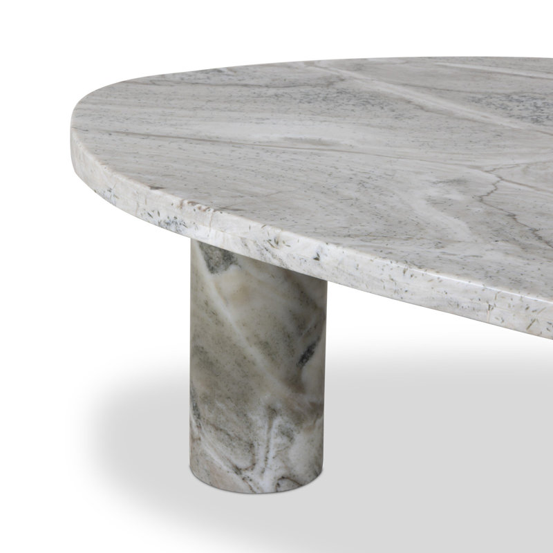 Zion Coffee Table, 15" H x 30" L x 48" W, Sage Onyx
