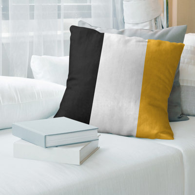 Striped Linen Reversible Pillow Cover