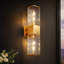Terchie 2-Light 21"H Traditional Brass Iron Wall Sconce