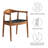 Tracy Wood Dining Arm Mid-century Style Chair by Modway