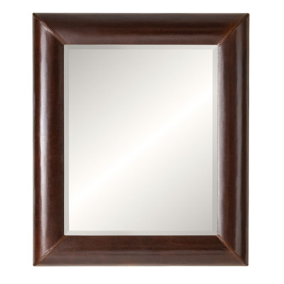 Telluride Rectangle Leather Mirror