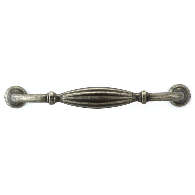 Poignée arche 5 1/32 po Expression, Fer ancien