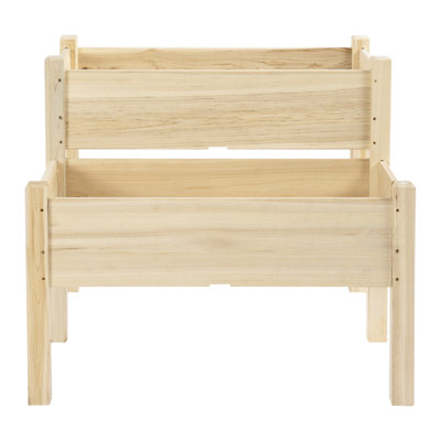 Outsunny 34"X34"X28" Raised Garden Bed