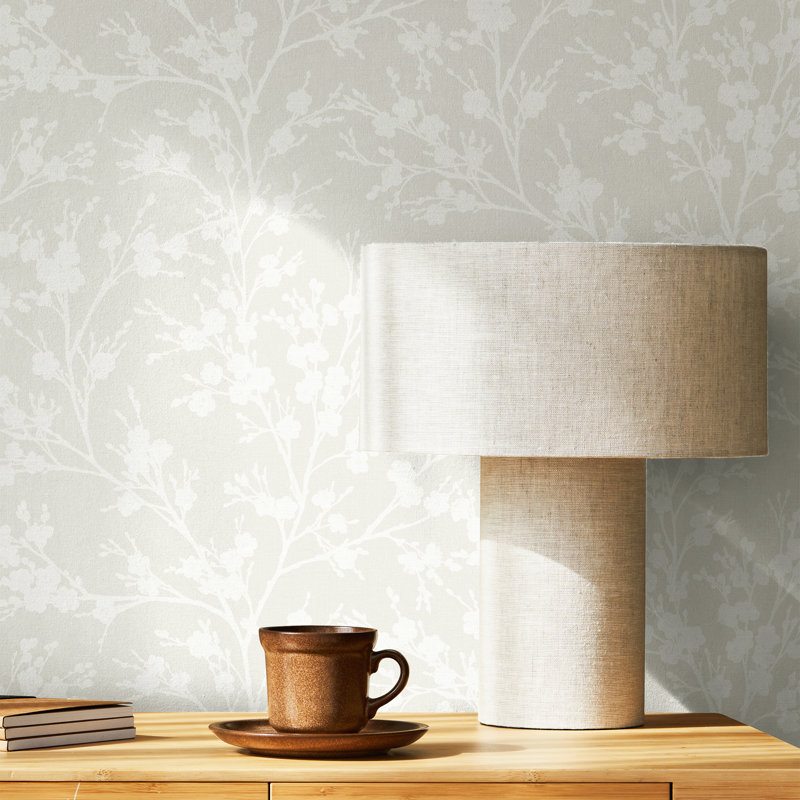 Henk 10.05m x 53cm 3D Embossed Wallpaper Roll, Beige