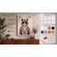 Cat in Cardigan Boho - Wrapped Canvas-1749346838-1749346827