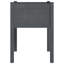 Red Barrel Studio Garden Planters 2 Pcs Black 19.7"X19.7"X27.6" Solid Wood Pine-91895638-91895634