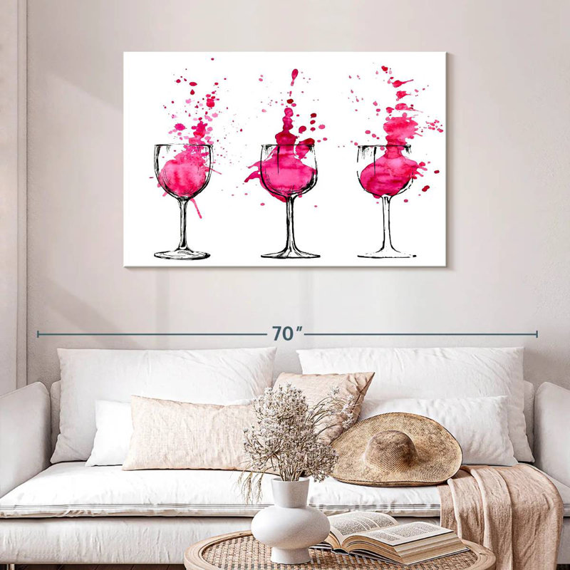 Yarlin vin de couleur, H 30 po x l 45 po