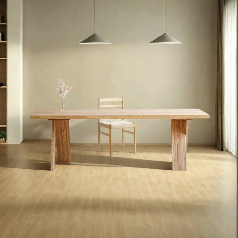 Modern Creative Dining Table, 29.53"H x 78.74"L x 31.5"W