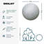 Garden Decorative Ball, Zen Garden, Swimming Pool, House Entrance, Patio, Stone Effect Ball with Flat Base-93628876-93628879