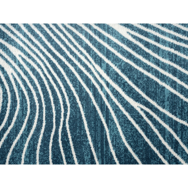 Tapis bleu Fatimata, Rectangle 7 pi 9 po x 10 pi 2 po