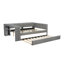 Lit plateforme double avec lit gigogne-1683424015