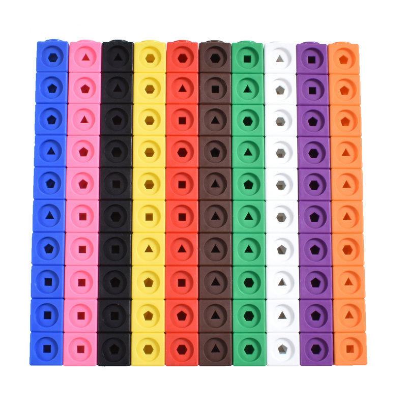 Ensemble de 100 cubes Edxeducation Math
