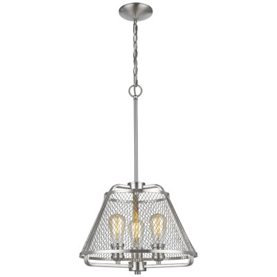 Lustre géométrique à 3 lumières Valya