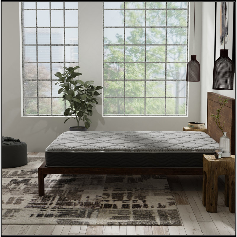 Hybrid 8 Inch Firm Mattress With Pocketed Coils, Twin
